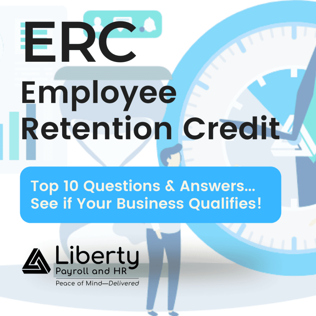 your business may qualify for a payroll tax credit from the Employee Retention Credit program